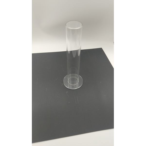 Covered EndsTube Jewelry Display Stands Clear Acrylic Bracelet  Holder