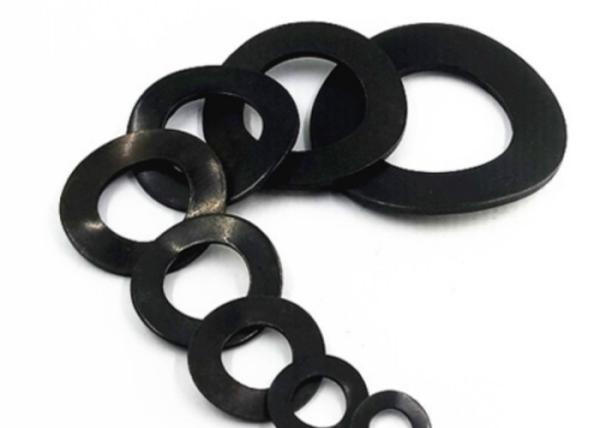 M6 M10 M12 Flat Carbon Steel Wave Spring Lock Washer Class Grade 4.8 8.8 Black Oxide DIN 137 For Fastening And Securing