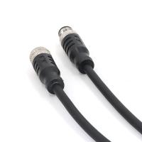IEC 61076-2-104 M8 Connecteur 4 broches avec câble droit Femme A code PVC blindé