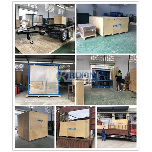 Rexon Automatically High Vacuum Transformer Oil Filtration Machine with Germany Simens PLC System