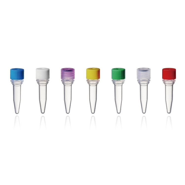 Disposable 0.2ml 0.5ml 1.5ml Sterile PP Conical Bottom Micro Medical Lab Test Centrifuge Tube With Screw Cap