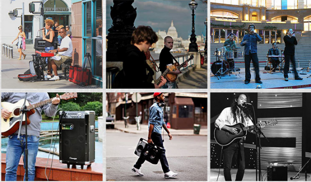 Professional Mp3 Player Bluetooth Trolley Speaker Portable With SD Card Reader