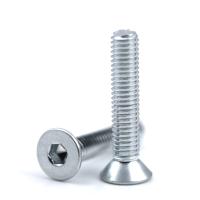 Sistema de medición métrico CINCO PLATADO Hexágono Receso contra el sumergimiento de la toma de la tapa del tornillo