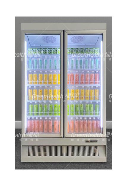 Supermarket Equipment Showcase Commercial Glass 3 Door Upright Beverage Cooler