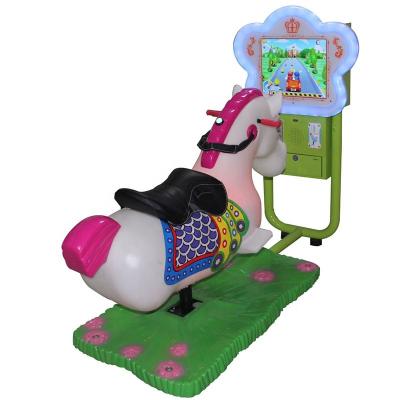 Cavalo a fichas do carrossel do lucro alto, cavalo de balanço 3d a fichas com 17 jogos