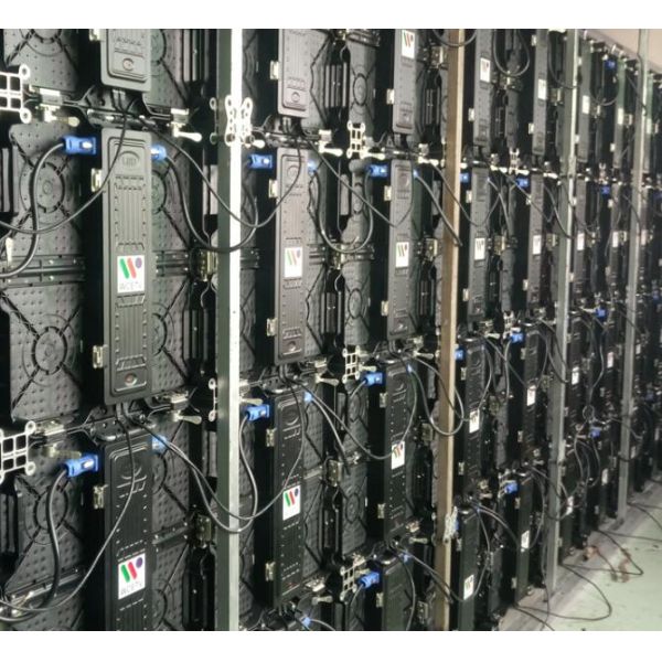 P3.91 Indoor Rental Led Display 500*500mm Slim Light Weight Rental Cabinet