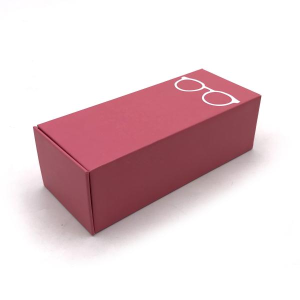Logotipo luxuoso de empacotamento de papel do OEM do Eyewear da caixa da gaveta do cartão forte