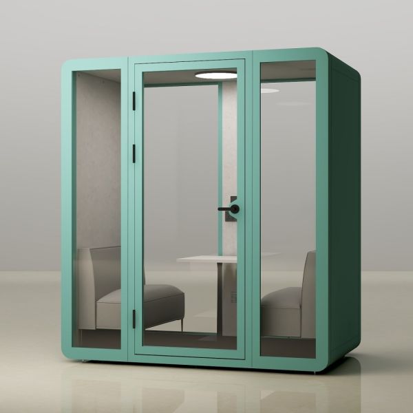 7-Layer Acoustic Structure Meeting Pod with 5 Year Warranty and Memory Foam Comfort