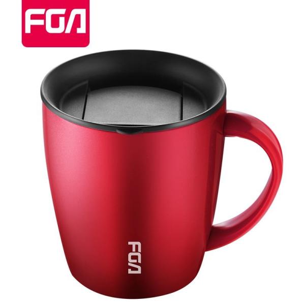 Custom Color Double Wall Thermal Stainless Steel Coffee Mugs 380ml Insulated Coffee Travel Cup With Handle Elegant Design Good Heat Insulation