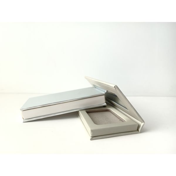 Cosmetic 2 Hole Empty Eyeshadow Palette Greyboard Cheek Palette