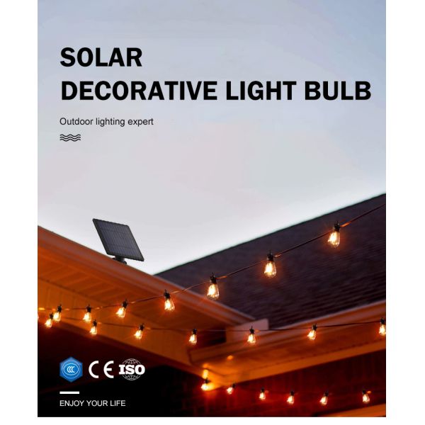 теплый белый солнечный свет прокладки 2700K, солнечные света строки праздника для двора парка патио