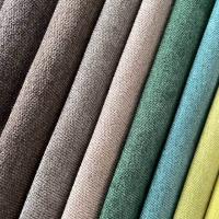 Short Pile Polyester Sofa Upholstery Fabric Soft Fade Resistant Easy Care