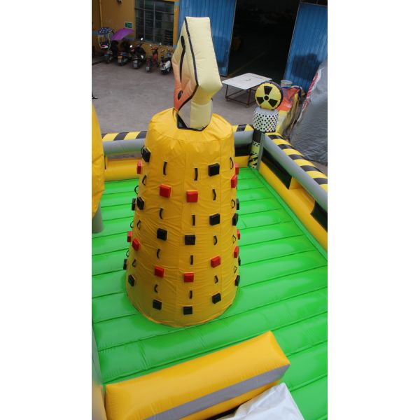 0.9mm Plato Pvc  Inflatable Amusement Park For Outdoor / Indoor Activity