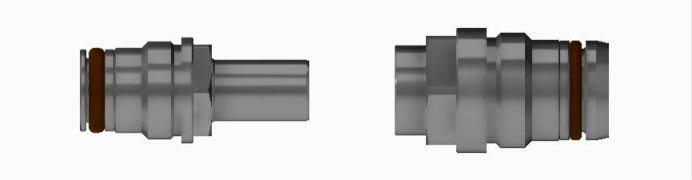 High Quality Stainless Steel Aluminum Alloy Or Brass TFD Blind Mating Fluid Connector