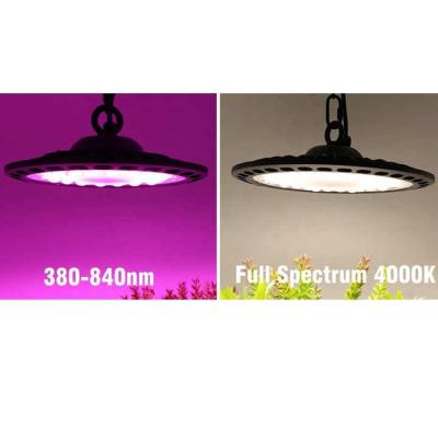 Eff 2.6μmol/J Full Spectrum LED Grow Light UFO Grow Light Aluminum Material AC100-240V Voltage