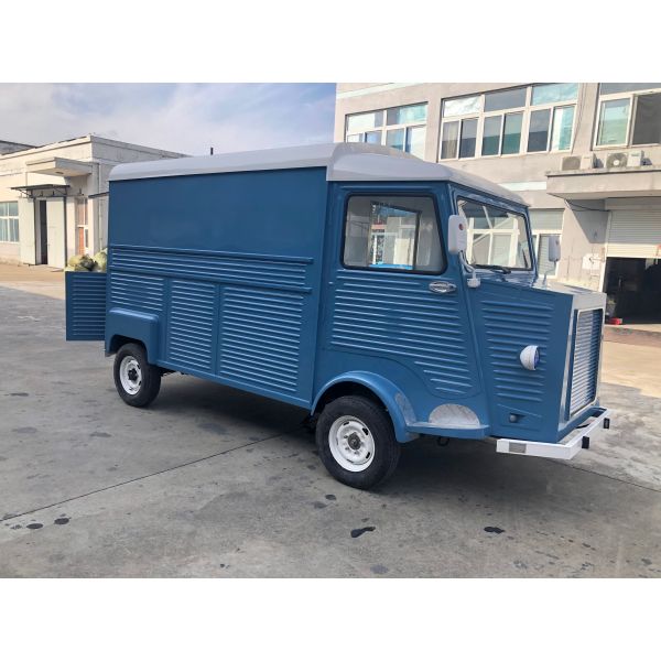 Electric Food Truck High Capacity Coffee Vending Trailer for Vegetable Processing Plant