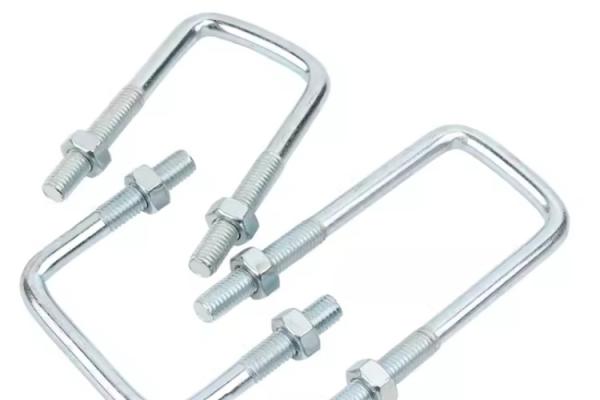 Grade 8.8 Class 12.9 Gavalnized Carbon Steel U shape metal bolt  with nut washer M18 M20