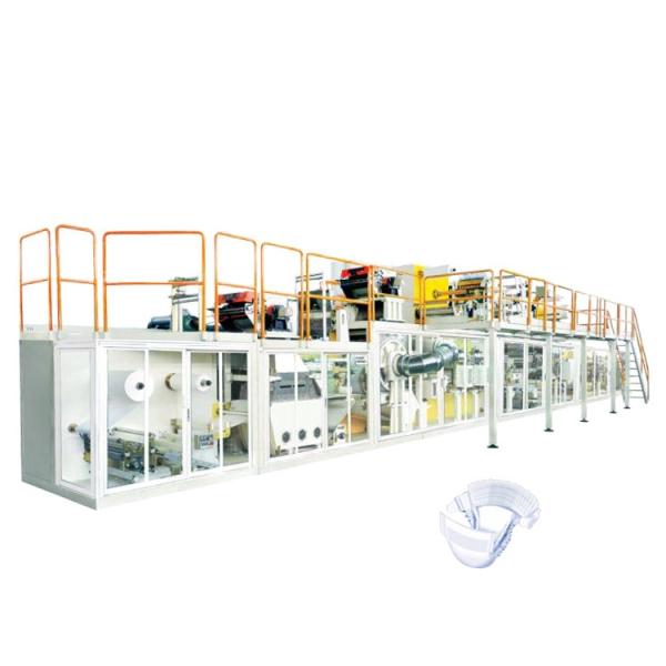 240KW Semi Automatic Baby Diaper Machine