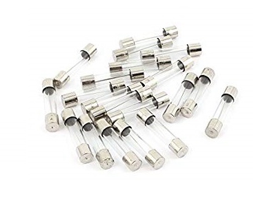 6.35x30mm Quick Blow Fast Acting Car Glass Tube Fuse 6.3Amp 250VAC 125VAC For Inline PCB Mount Fuse Holder Clip
