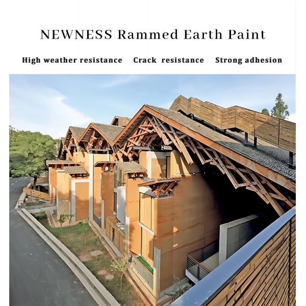 State Powder Coating Custom Natural Pastoral Style Soil Clay Straw Mud Wall Art Paint