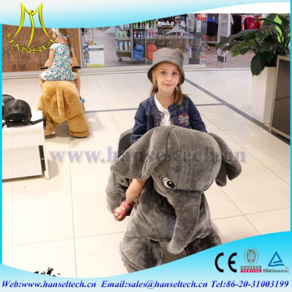 Hansel kids playground equipment helicopter animal kiddy ride playground electric animal scooter for shopping mall