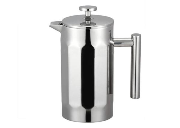 revestimento francês do espelho do potenciômetro do café da imprensa 1000ml fora da construção dobro da parede