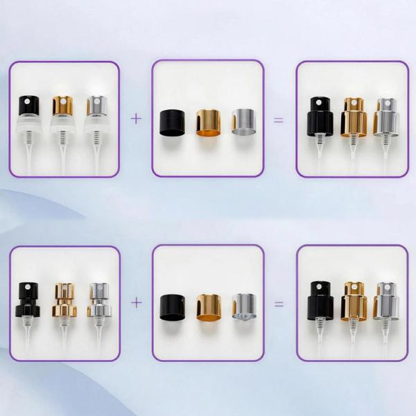 Sprayer Collar Glass Perfume Bottles Designed with Pure Glass Material Offering Stylish and Reusable Fragrance Containers