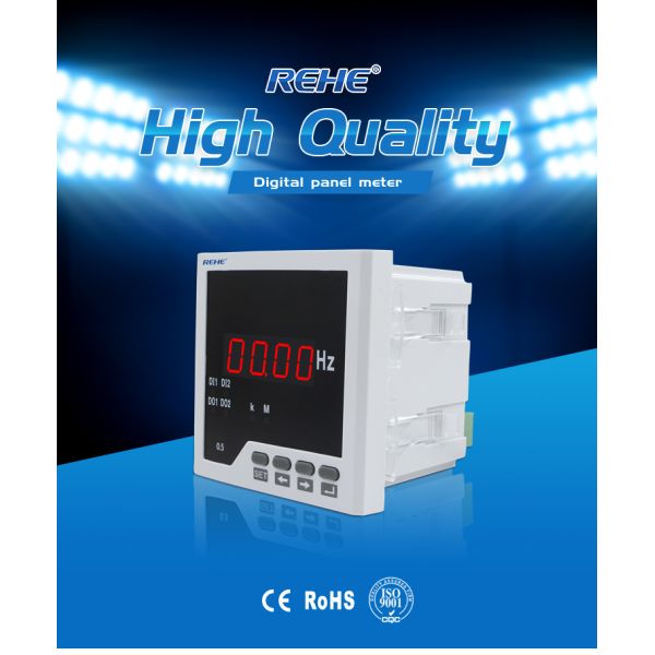 NEW PC material LED 96*96mm Digital Panel Frequency Meter with 3 years warranty
