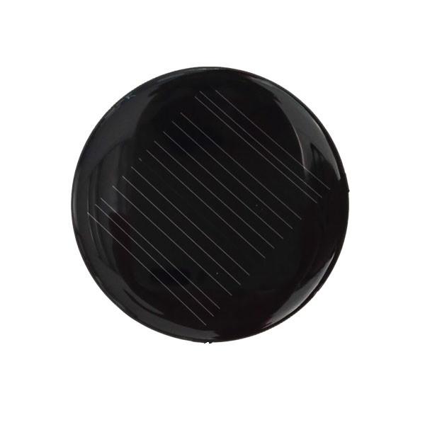 Round 2W 12V Epoxy Mini Solar Panels Two Conductor Wire For Solar Lawn Lamp / Toys