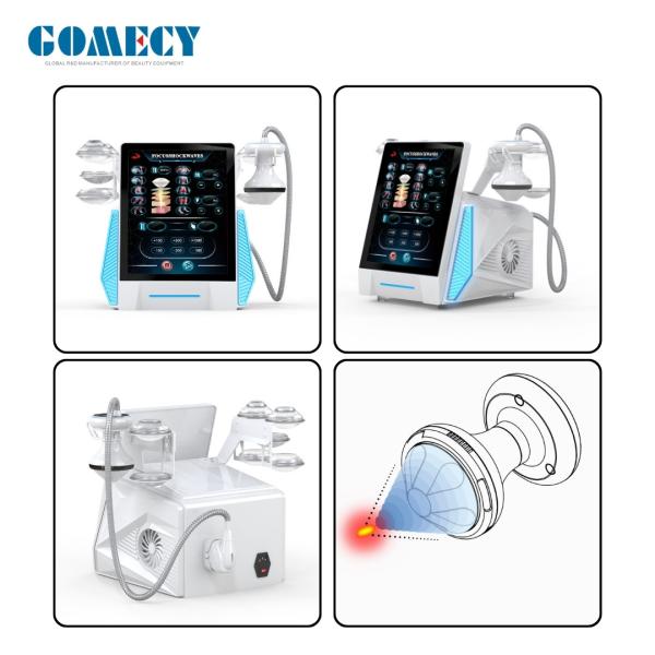 Gomecy 15.6 inches 7 Tips Focus Shockwave Physical Therapy Machine After Sport Injured Recovery