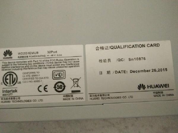 HUAWEI EMUA WD2M00EEUM00  EMUB  WD2G1EMUB QWF1EMUA  B02231GJH  Embedded Environment Monitoring Unit