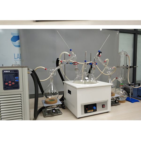 Лаборатория дистиллятора 20L извлечения эфирного масла оборудования выгонки короткого пути молекулярная