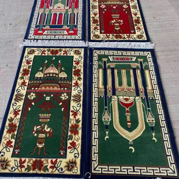 Custom Rectangle Muslim Mosque Design Masjid Prayer Carpet And Meeting Room Mosque Carpet