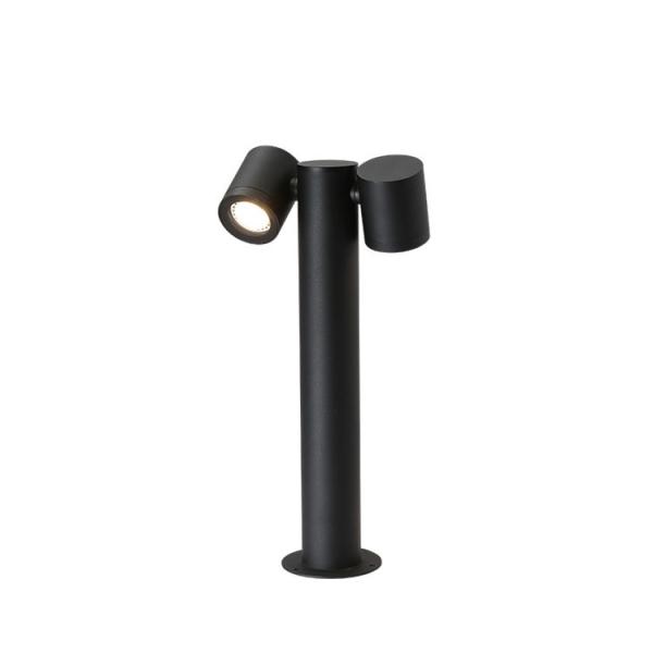 Luz decorativa do poste de amarração do jardim com cabeça Rotatable, iluminação da paisagem do jardim