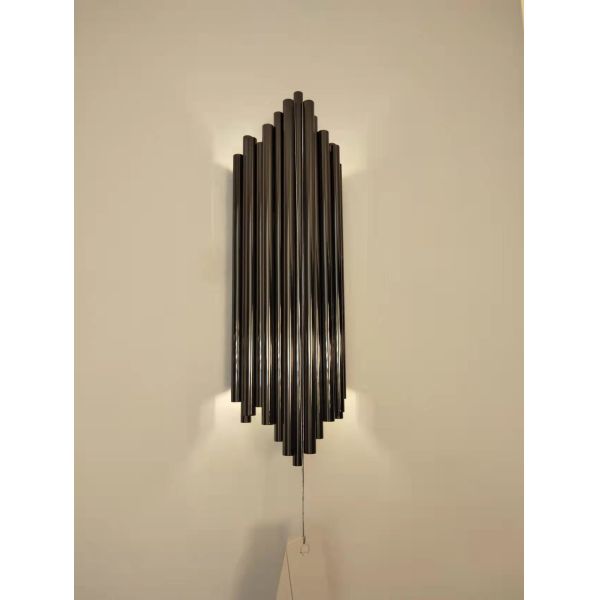 Decorative Luxury Stair Lamp Contemporary Led Crystal Wall Lamp For Hotel