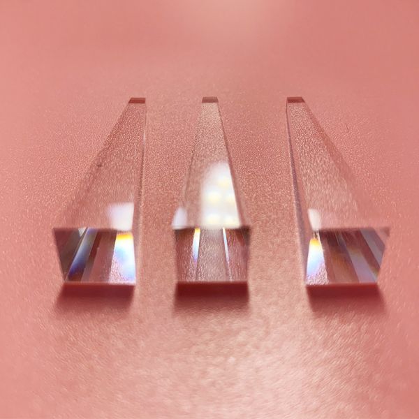 Optical Glass Guide UV LED Illumination Tapered Light Pipe Homogenizing Rods Light Guide Prism