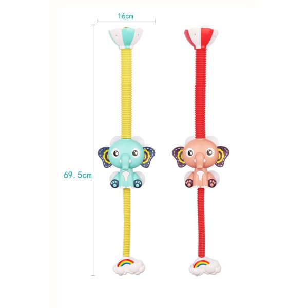 Make Bath Time More Exciting with DUCK Baby Bath Shower Head Spout Rinser Trunk Knobs