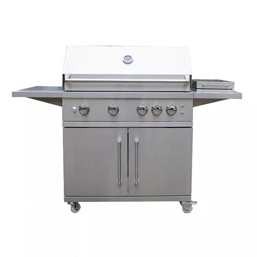 60 Inch Stainless Steel 304 Freestanding Bbq Grill Gas Garden Party With Trolley