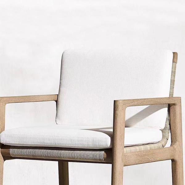 Outdoor Furniture Garden Chair Teak Furniture Home Patio Bar Chair Rattan Chair Bar Stool Waterproof Sun Protection
