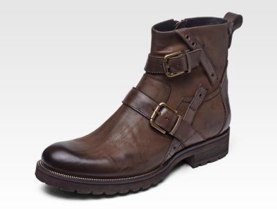 Mens Chelsea Boots Waterproof Mens Black Leather Lace Up Dress Boots