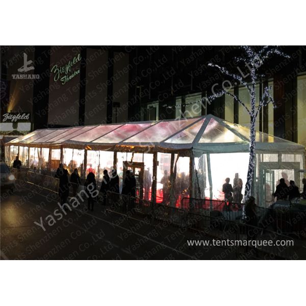 Clear Top / Wall Cover Hard Aluminum Alloy Frame Wedding Tent Water Resistant