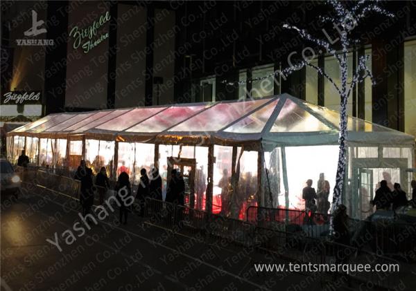Clear Top / Wall Cover Hard Aluminum Alloy Frame Wedding Tent Water Resistant