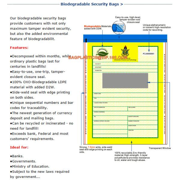 Plastic Money/Evidence Security Envelopes Cash Deposit Seal Bags, Bank Industrial Use cash security deposit bags, bageas