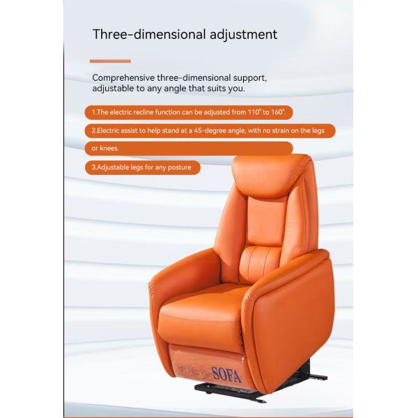 Electric Power Lift Silla reclinable con control remoto Silla de elevación con calefacción y masaje