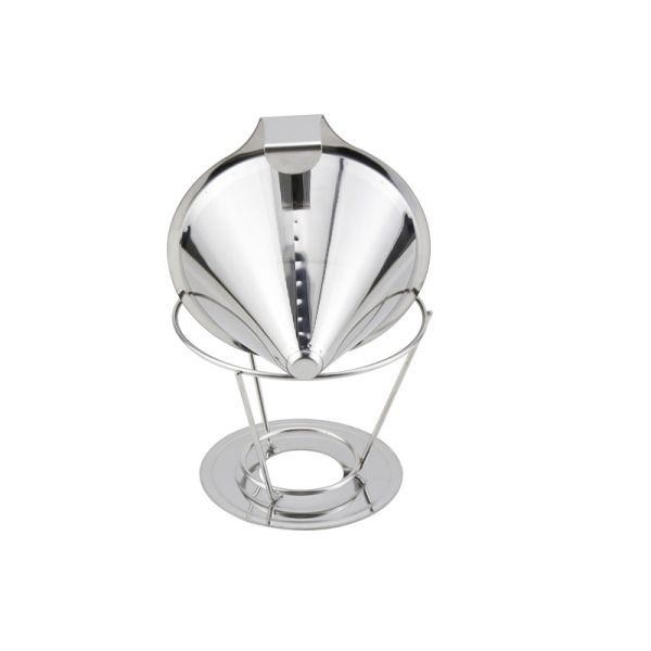 Light Weight Stainless Steel Coffee Dripper 125mm Diameter For Brewing Coffee