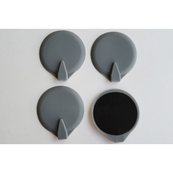 Factory wholesale round 65mm tens electrodes silicon pad medical conductive rubber electrode