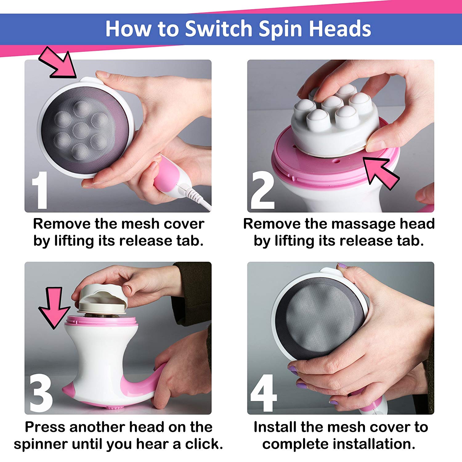 Push Fat Massage, 4 in 1 Full Relax Body Massager 3D Electric Slimming Massager Roller