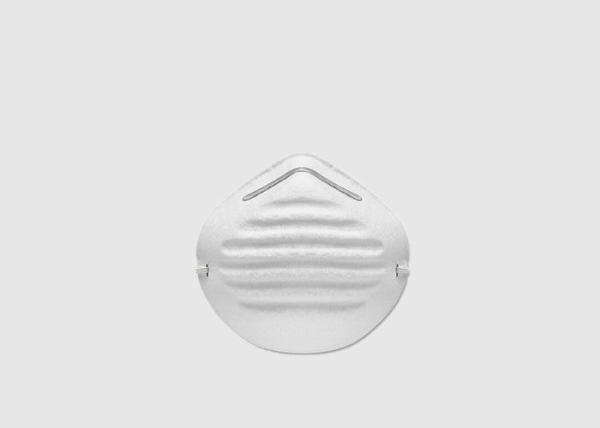 Food Service Use Single Use Face Mask White Color Ear Loop Style
