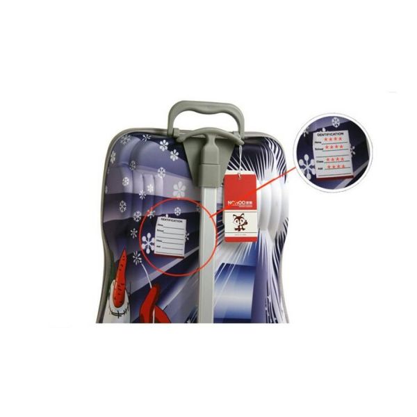 Black / Red / Blue Color Kids Hard Shell Luggage For Hiking / Picnic / Outdoor