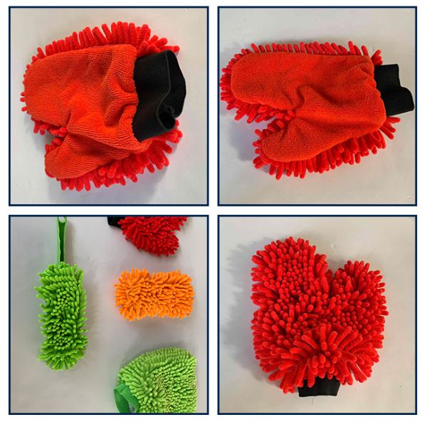 Автомобильные окна 25*13 см Микроволокно Чениллина очищающая перчатка